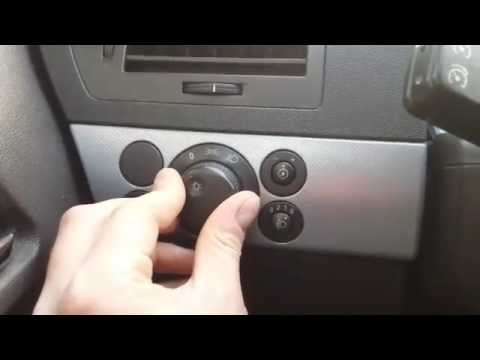 how to remove headlight unit astra h