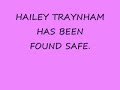 Hailey Traynham Has Been Found Safe - 11/10/09