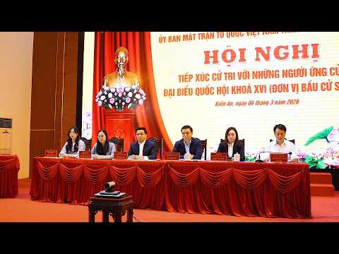 Quyền Bộ trưởng Bộ Công Thương tiếp xúc cử tri tại Đơn vị bầu cử số 02 tại Thành phố Hải Phòng