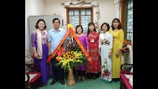 Đồng chí Đặng Đình Sách, UVBTV Thành ủy, Phó Chủ tịch UBND thành phố chúc mừng ngày 20-11