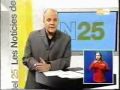 Noticia trabajadores Mercadona por el canal c25tv