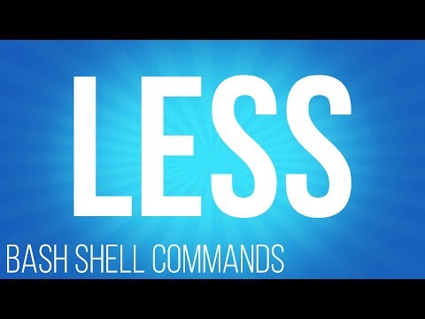 how to quit less linux