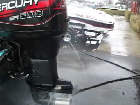 Mercury Outboard Motor Shifting and Pumping Water after Impeller Change