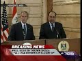 President Bush Attacked By Shoes , Haffia is the new M-16! President Bush Attacked By Shoes , Haffia is the new M-16!