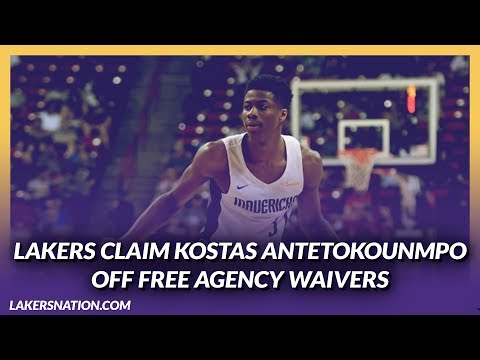 Video: Lakers News Feed: Lakers Claim Kostas Antetokounmpo Off Free Agency Waivers