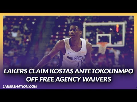 Video: Lakers News Feed: Lakers Claim Kostas Antetokounmpo Off Free Agency Waivers