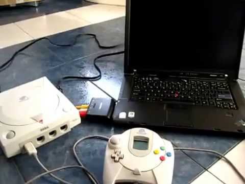 how to connect dreamcast to internet through laptop