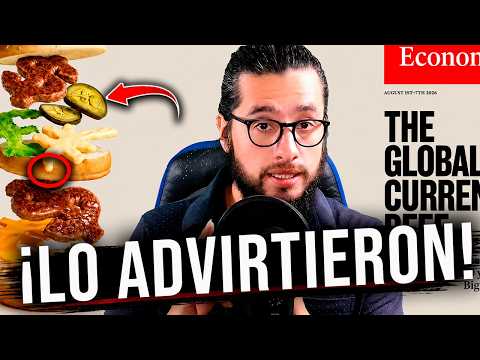 ¡UNA HAMBURGUESA FLOTANDO! Esto advierte la nueva portada Economist 2026