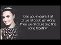 Demi Lovato - Together ft. Jason Derulo Lyrics