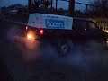 BURNOUT BURNOUT BURNOUT boom tuning Dacia pickup Burnout spectaculos
