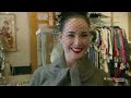 burlesque performer dita von teese is in the store to see a few dresses that doris has picked out specially for her.