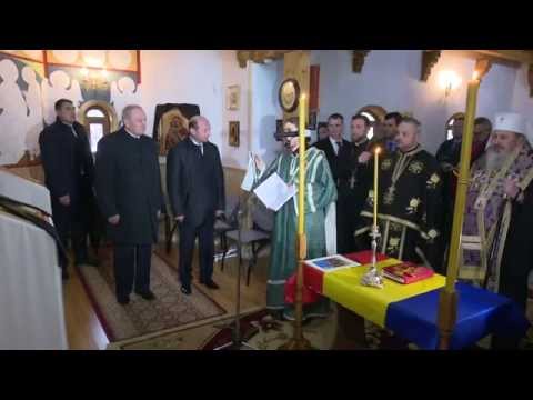 Президент Николае Тимофти и бывший президент Румынии Траян Бэсеску совершили поездку в город Сорока