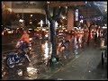 Downpour in Sukhumwit Road, Bangkok, Thailand, 14/10/99.