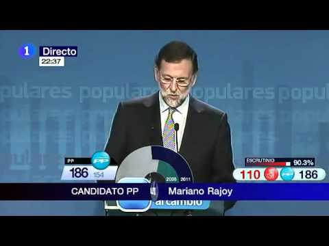 Primeres declaracions de Mariano Rajoy