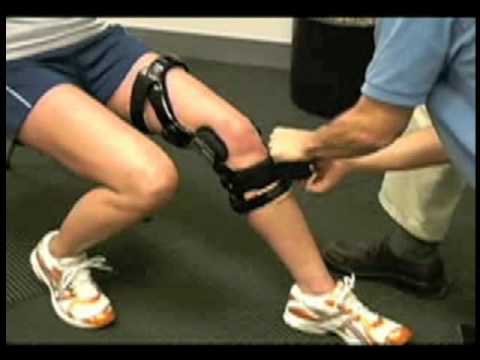 how to fasten a knee brace