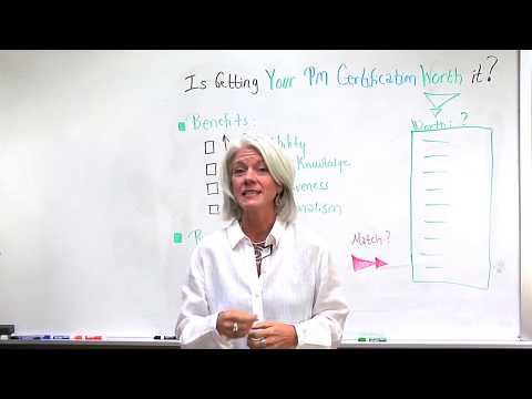Getting your Project Management Certificate Video