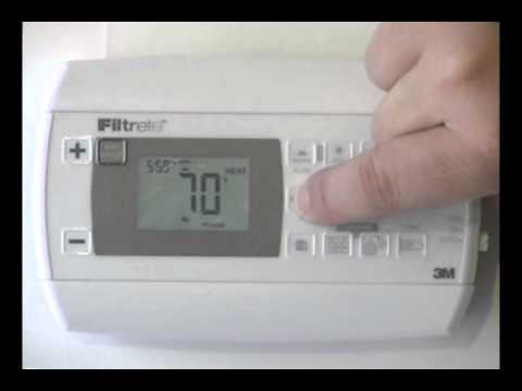how to set old style thermostat