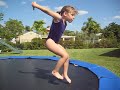 BACK HANDSPRING ON TRAMPOLINE
