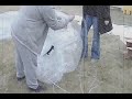 inflatable airballs that one rolls around in just for the hell of it... 
q:what did you do yesterday?
a:oh, i rolled around the backyard in giant ball, and you?