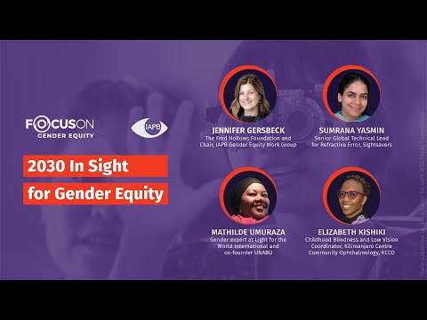 2030 In Sight for Gender Equity webinar