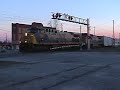 SB freight through Plant ave crossing at Waycross, Ga SB freight through Plant ave crossing at Waycross, Ga