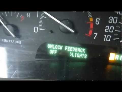 how to work buick option feature (buick park avenue)