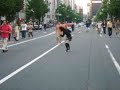 Crazy girl hardcore dancing in Tokyo