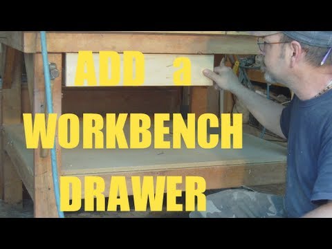 drawers - Easy way to add a drawer to your work bench or anywhere else. Visit my Amazon Tool-Box http://astore.amazon.com/mistscornst07-20.