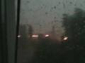 Potężna burza nad Łowiczem 15. 08. 2008.Piorun wali w lampę!