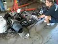 Home built Gas Turbine engine on a Gokart by David Steele Home built Gas Turbine engine on a Gokart by David Steele