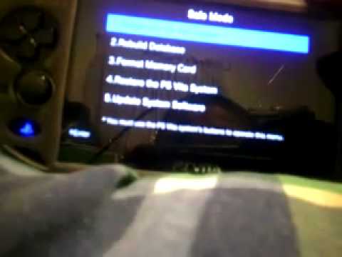 how to restart my ps vita