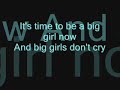 Fergie-Big Girls Dont Cry LYRICS