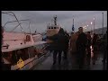 Damaged Gaza aid boat docks in southern Lebanon - 30 Dec 08