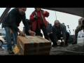 Damaged Gaza aid boat docks in southern Lebanon - 30 Dec 08