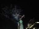 Fireworks off of Omaha skyscraper
