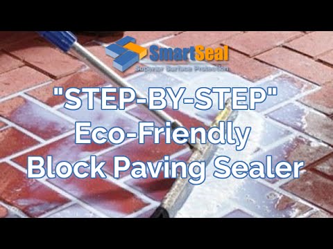 Cleaning Block Paving Driveways,Sealing with Eco-Friendly Block Sealer