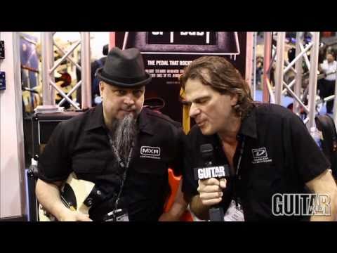Guitar World at Dunlop's NAMM 2011 booth