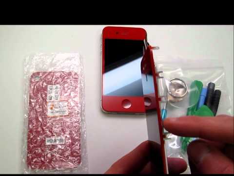 zeetron - To purchase this kit for the iPhone 4 red, click on the link below: -http://www.zeetron.com/products/iPhone-4-Color-Swap-Do-It-Yourself-Kit-%28Red%29.html Ze...