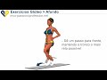 Afundo, exercício para bum bum
