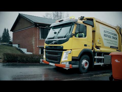 Video bij: Volvo test autonome huisvuiltruck