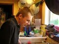 David attempts to swallow a spoonful of cinnamon