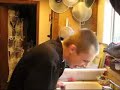 David attempts to swallow a spoonful of cinnamon
