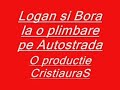 logan vs bora pe autostrada   