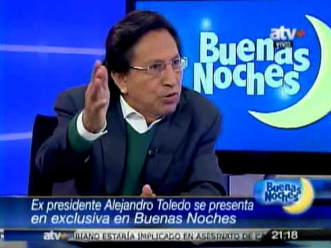 Toledo: Mi error político fue no persuadir a mi suegra que no haga inversiones en el Perú (Parte2)