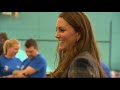 kate middleton play basketball and plays ping pong with prince william very funny ! more news in @newsdailyplanet kate is 'finally getting the chance to enjo...