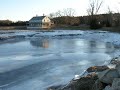 The Essex river, frozen over