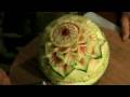 videos de small water melon carving
