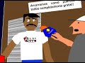 me amarraron como puerco animado