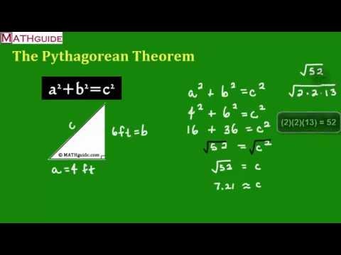 how to use the pythagorean theorem