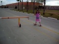 Learning to ride the Blade Board